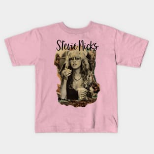 Stevie Nicks // Black Vintage Kids T-Shirt